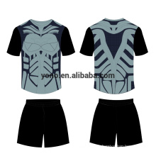 leere neue Design Fußball Trikot Kit Großhandel Fußball einheitliche beliebtesten Schuluniform